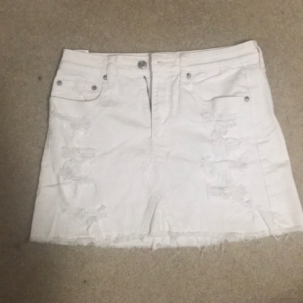 Jean miniskirt